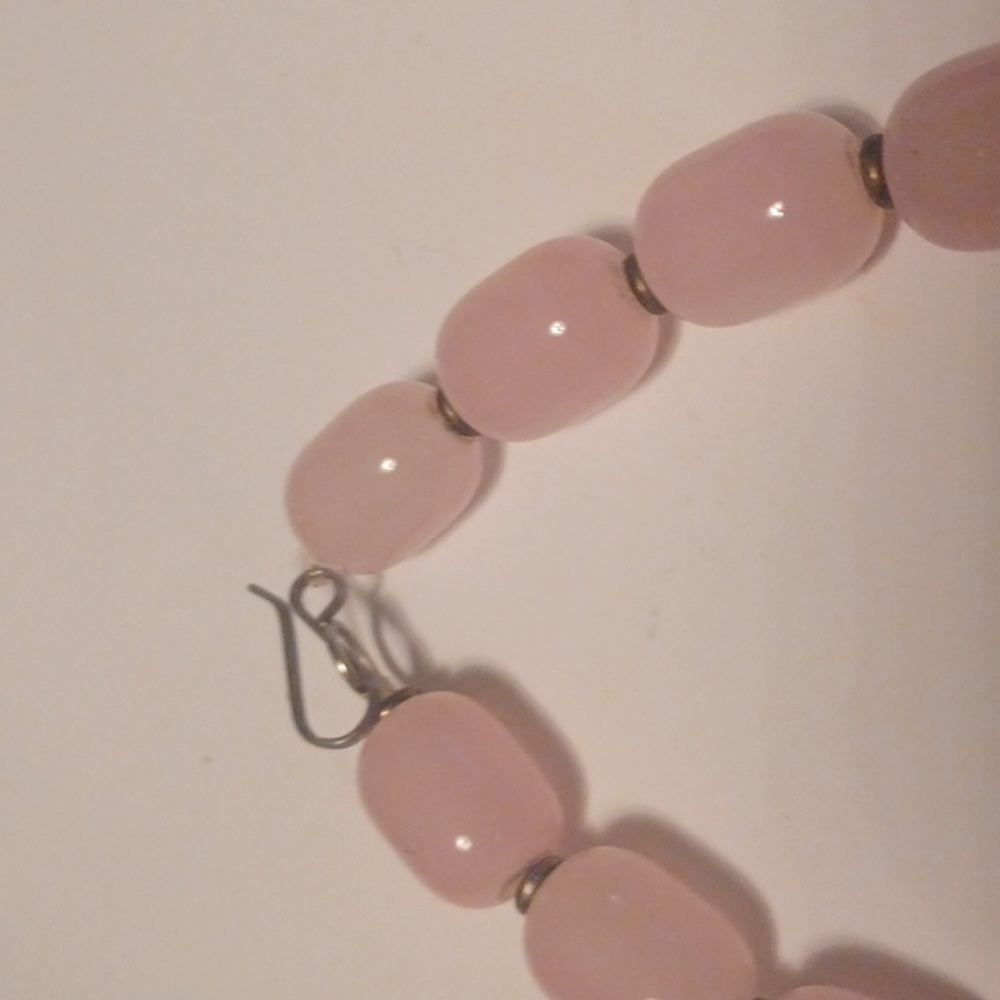 PINK QUARTZ NECKLACE NWOT, 22 INCHES, RARE FIND - Picture 3 of 4